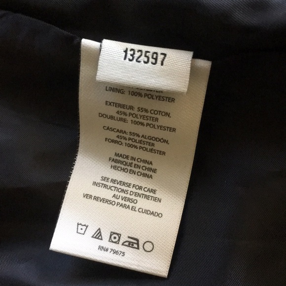 Anne Klein Black Overcoat w/Belt - Picture 4 of 5